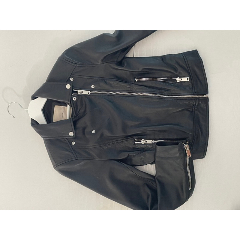 Women Faux Leather Biker Jacket Pull&Bear // Jaket Kulit Wanita