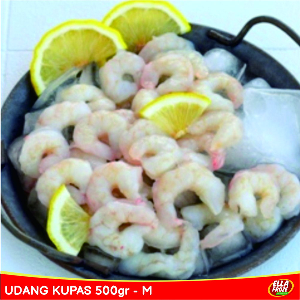 

Udang Kupas Frozen 500 Gram