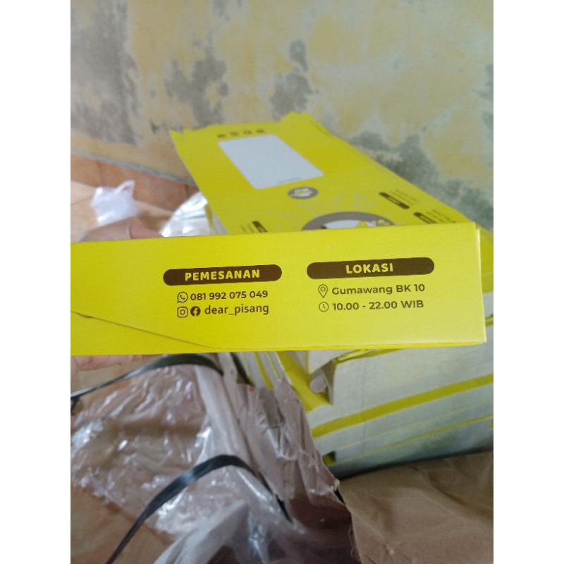 

kotak kemasan pisang