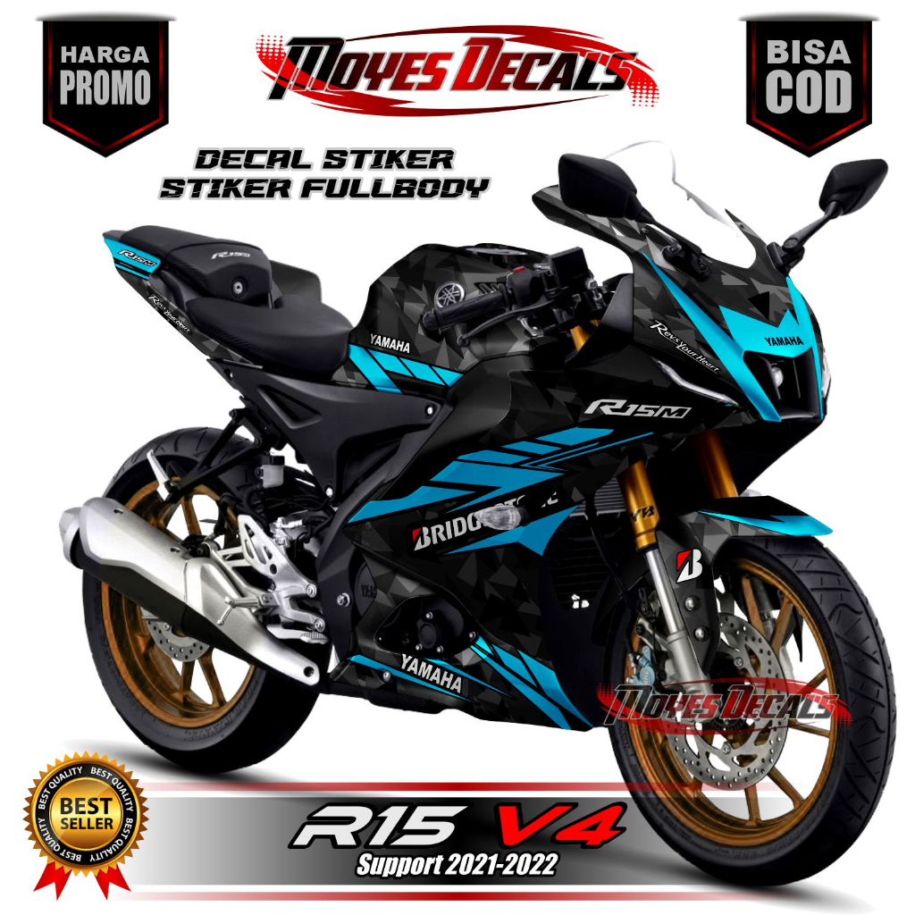 Decal R15 V4 Full Body - Stiker R15 V4 Full Body - Dekal R15 V4 Full Body - Striping R15 V4 Variasi 