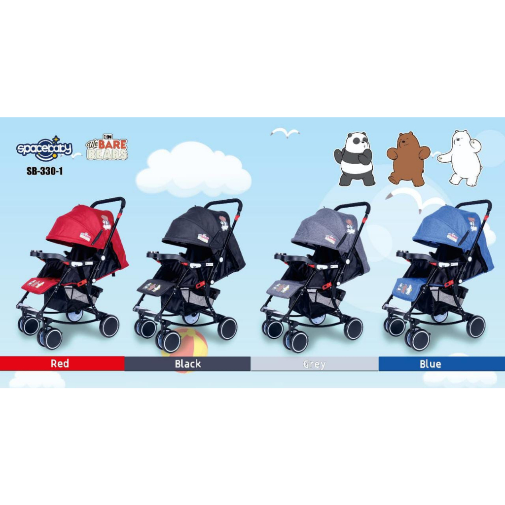 STROLLER SPACE BABY 2IN1 SB-330-1