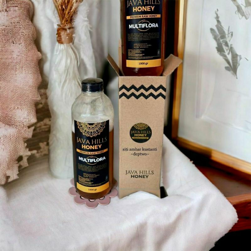 

madu Multiflora javahills honey Madu mentah premium Raw honey 1000gram