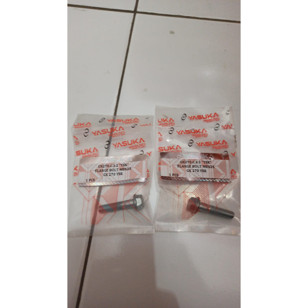 FLANGE BOLD M8X35 GX 270 YSK | SPAREPART MESIN PENGGERAK BENSIN