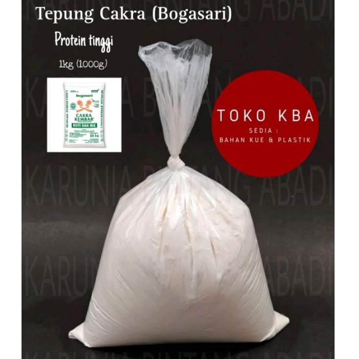 

Tepung Cakra Kembar Bogasari Kiloan 1 KG