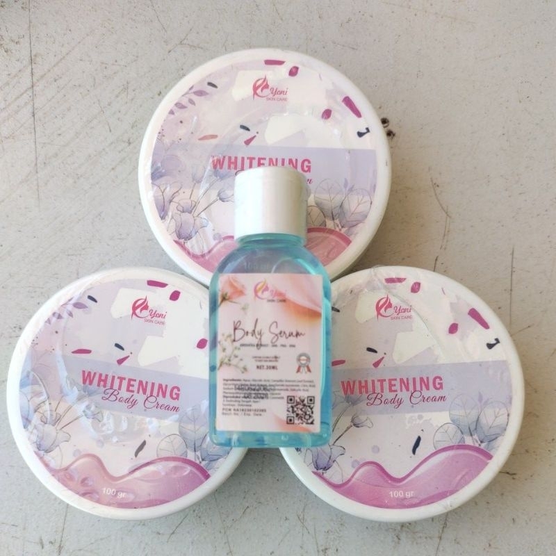Body bleaching dan Body serum AHA Yoniskincare