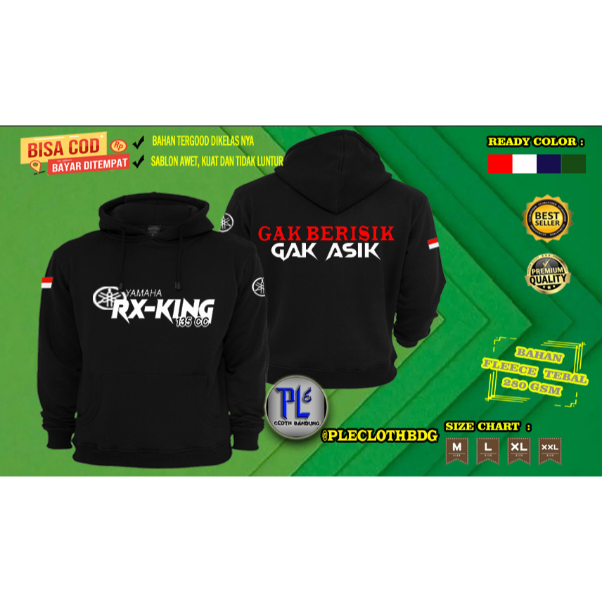 JAKET PRIA WANITA JAKET MOTOR JAKET RX KING 135 YAMAHA JAKET BAGUS SWEATER RX KING 135 YAMAHA JAKET 
