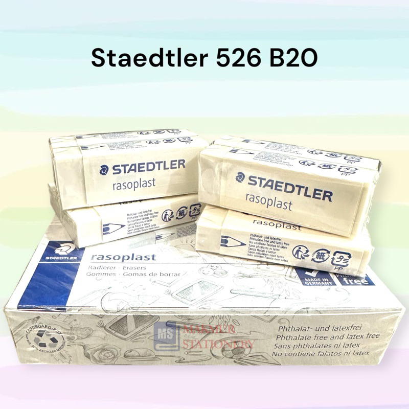 

Penghapus Staedtler Putih Besar Rasoplast 526 B20 (Pcs)