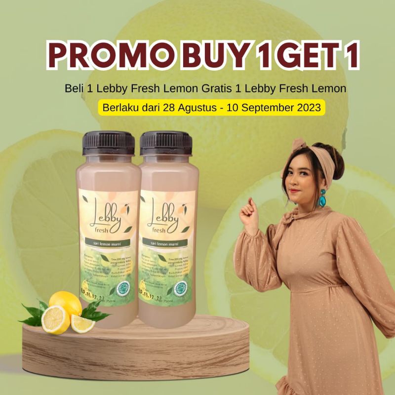 

Lebby Fresh Lemon By Lebby Wilayati ( 1 Botol Lebby Fresh Lemon )