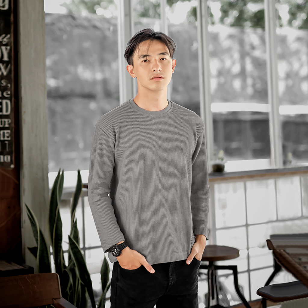 Ereste269 Sweatshirt Waffle Tartan White Premium