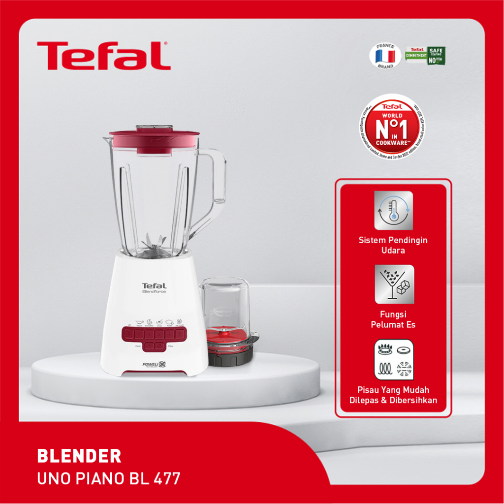 Tefal Blendforce Piano BL477 Blender / Blender Bumbu dapur Produk