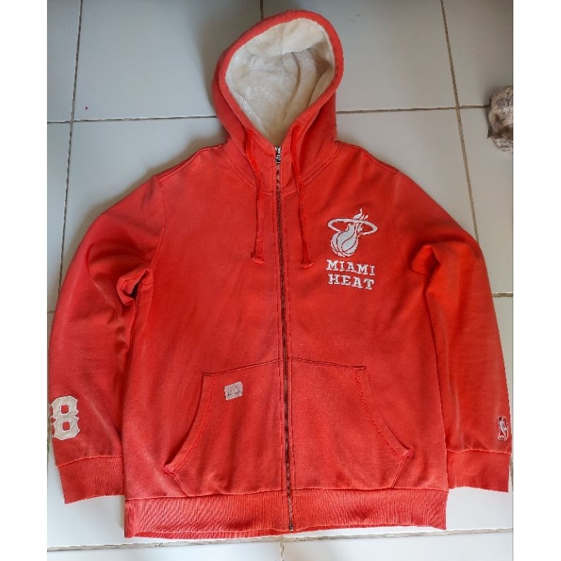 Hoodie Orange NBA Miami Heat