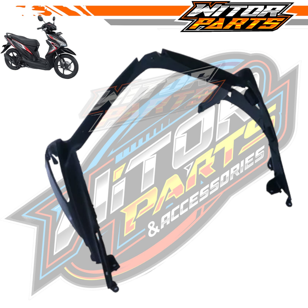 Garnis Garnish Cover Lampu Depan Bawah Honda Vario 110 Fi Led / Garnish Garnis Cover Dudukan Lampu B