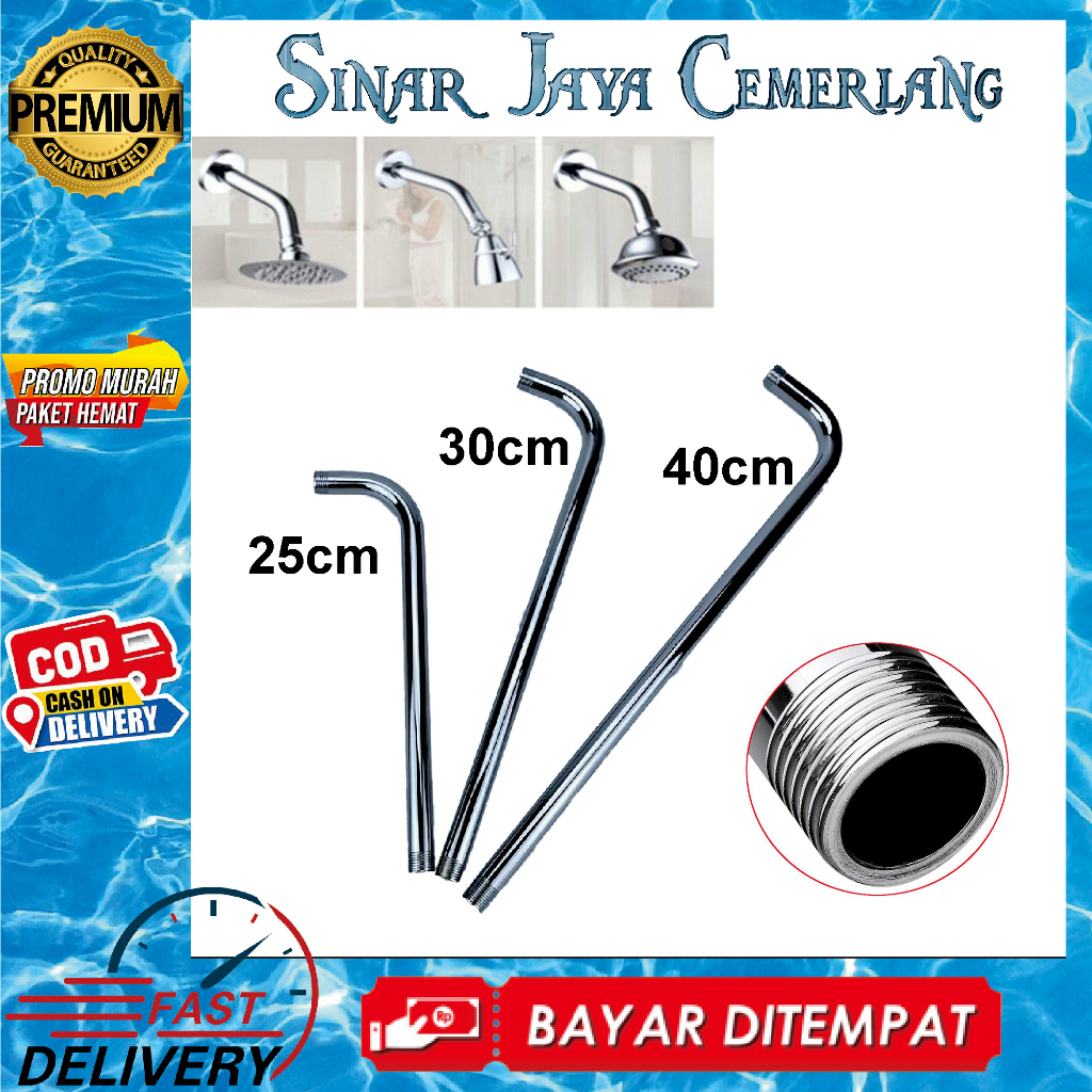 Tiang Wall Shower Kamar Mandi - Pipa Dinding Wall Shower