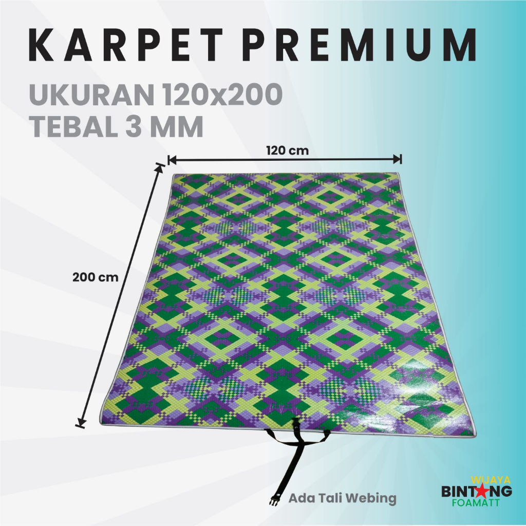 Karpet Eva Premium Tebal 3mm / Karpet Spons Tebal