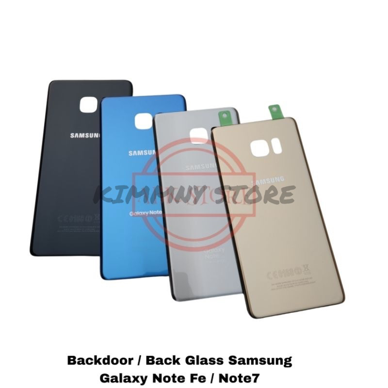 BACKDOOR BACK GLASS COVER CASING TUTUP BELAKANG SAMSUNG GALAXY NOTE FE / NOTE 7 ORIGINAL