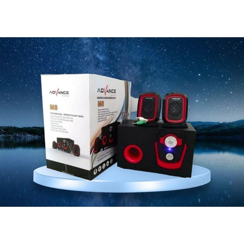 ADVANCE speaker multimedia subwoofer bluetooth m8
