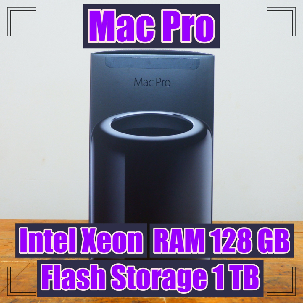 Apple Mac Pro Intel Xeon RAM 128 GB Flash Storage 1 TB