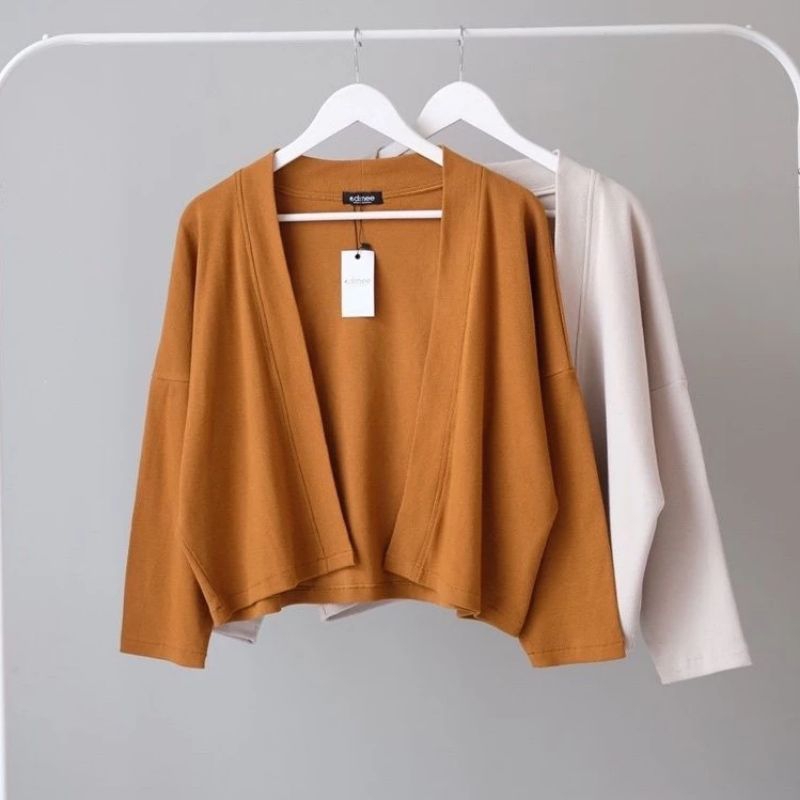 BEST SELLER CARDIGAN CROP WANITA SHAKILA TWILL / OUTER WANITA CARDIGAN / BAJU LUARAN WANITA