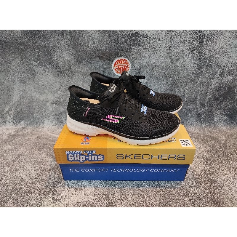 SKECHERS GO WALK 6 VIVID IDEA BLACK