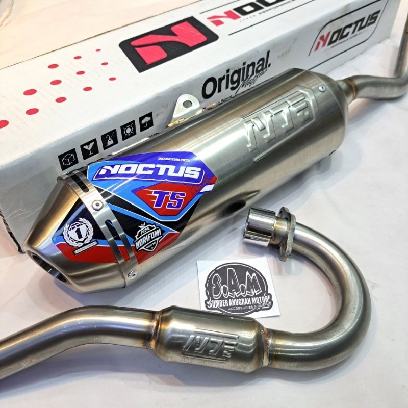 KNALPOT NORIFUMI NOCTUS T5 STAINLESS ORIGINAL