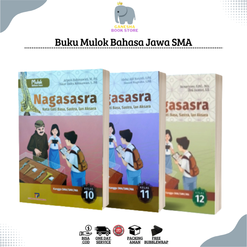Buku Mulok Bahasa Jawa SMA Nagasasra - Buku Paket Bahawa Jawa SMA Kelas 10 11 12