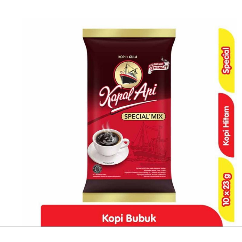 

KOPI KAPAL API + GULA 1 RENCENG