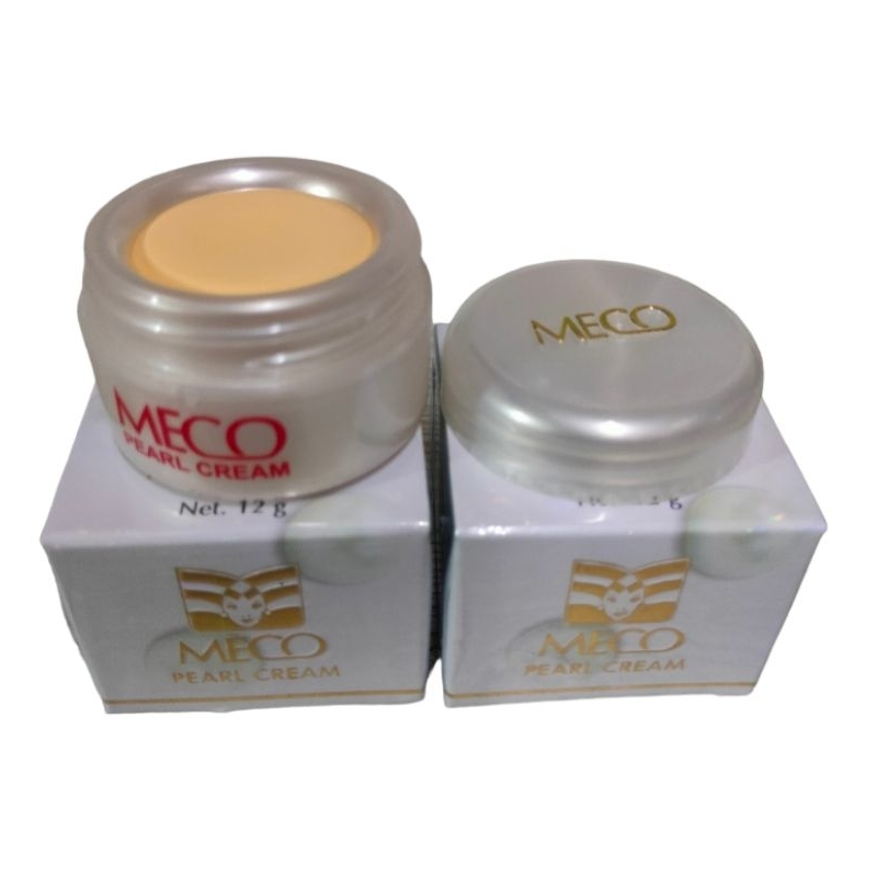 Meco pearl Cream 12g original//Meco pearl Cream siang