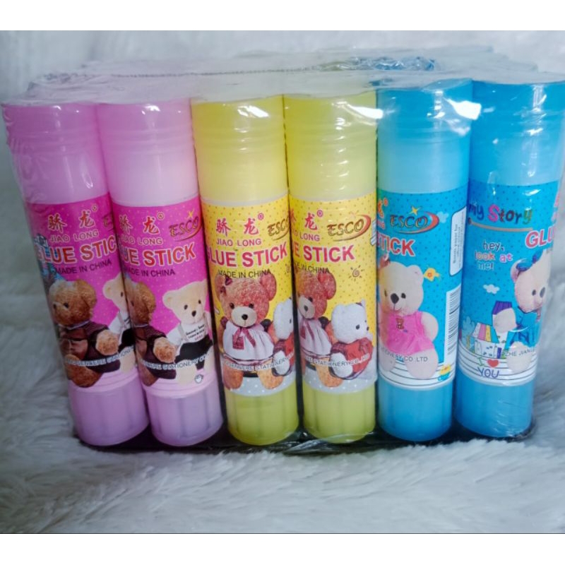 

RB promo Lem glue stick fancy murah / Lem kertas (1 pak isi 24 pcs)