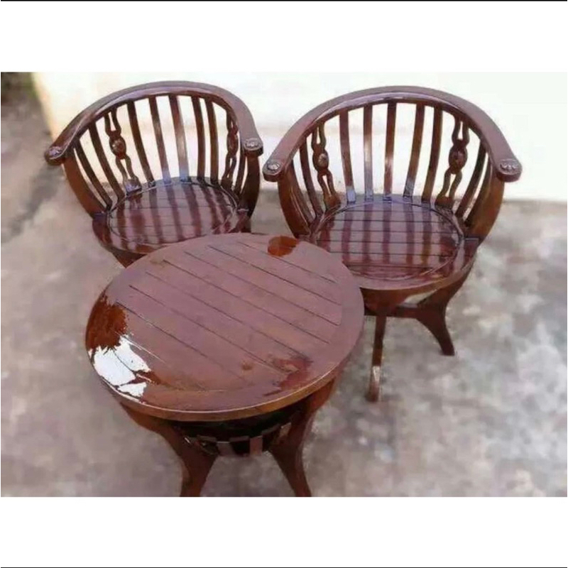 kursi teras cantik jati - kursi teras jati