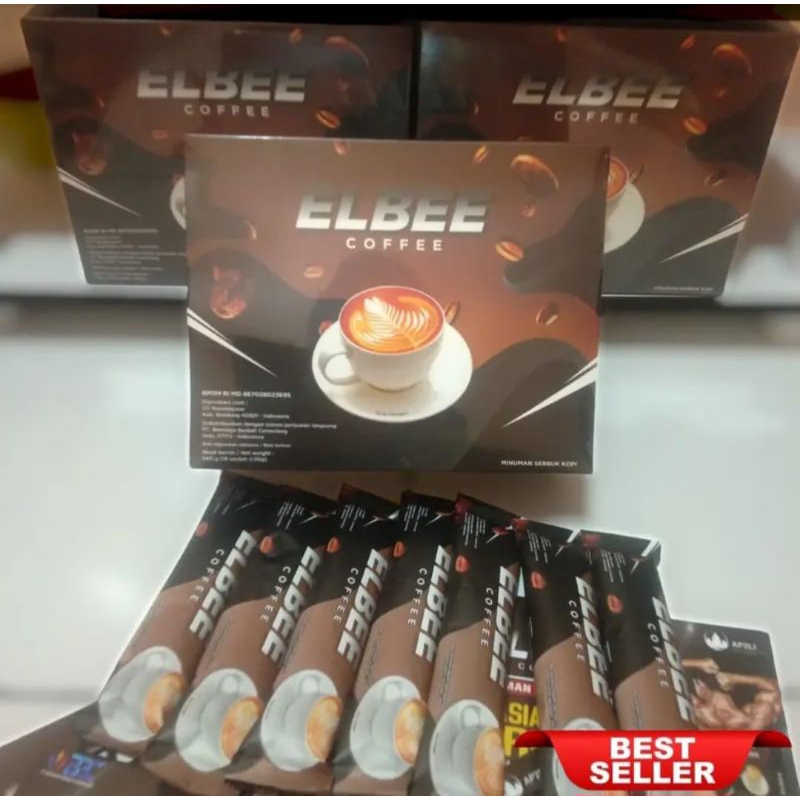 Elbee Kopi Herbal Original (1Box isi 10 Sachet)