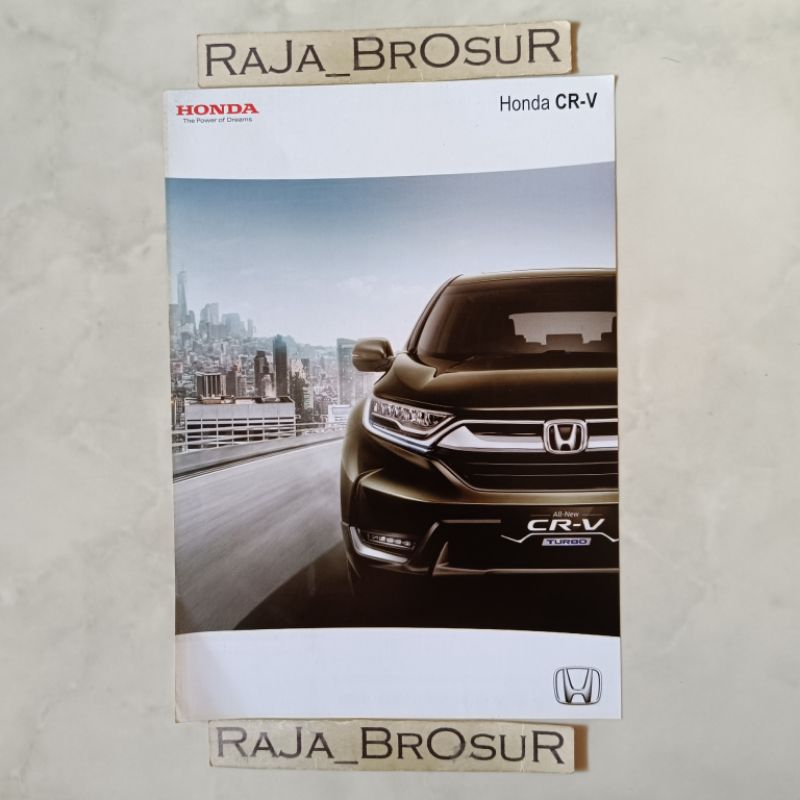 Poster brosur katalog flyer Honda CRV 2018-2019