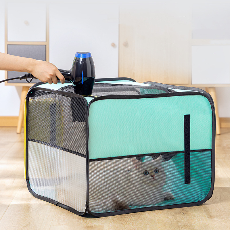 Kandang Lipat Drying Box Kucing Anjing Pet Drying Box Hewan Peliharaan Kucing Anjing Pet Drying Box