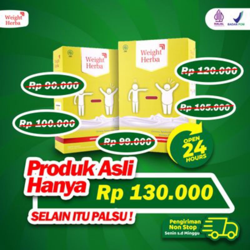 

COD - Weight Herba - Susu Penambah Berat Badan Ekstrak Susu Kambing Etawa - Kesehatan Dan Kalori Tubuh Meningkat