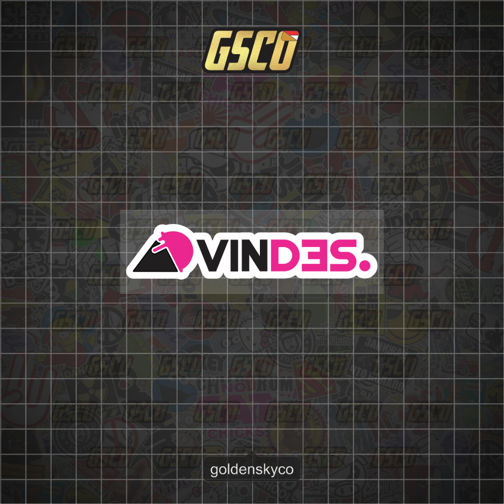 CUTTING STICKER VINDES VINCENT DESTA