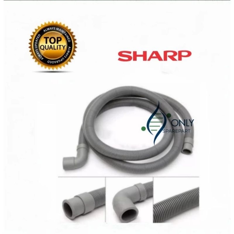 SELANG PEMBUANGAN MESIN CUCI SHARP FRONT LOADING 3 METER