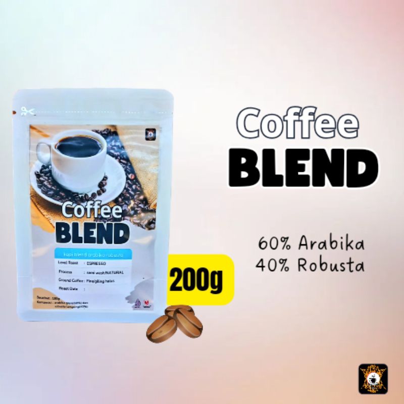 

kopi blend arabika robusta kopi bubuk halus 200g/kopi gayo/kopi lampung/kopi aceh/arabika gayo