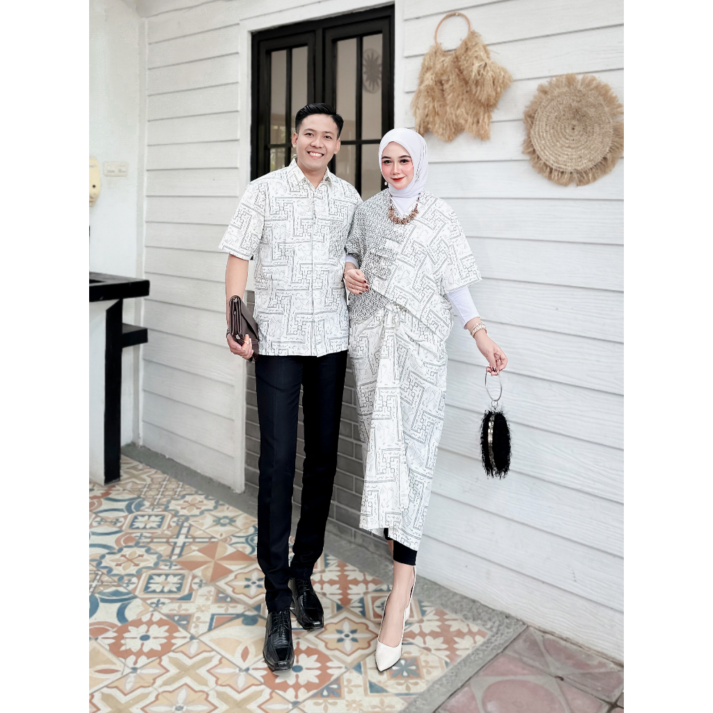 ZFSTORE | Baju Batik Couple Wanita Modern kondangan Set Pakaian Couple Kemeja Batik Pria Premium