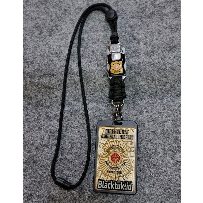 

Tanda pengenal plat id PPNS full set tali dan cover