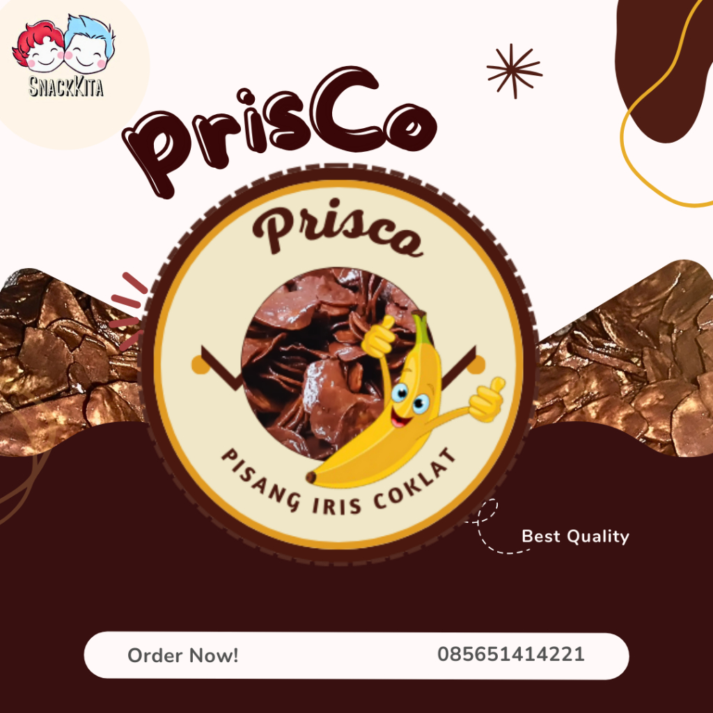 

Prisco - Kripik Pisang Lumer - Pisang Coklat Lumer
