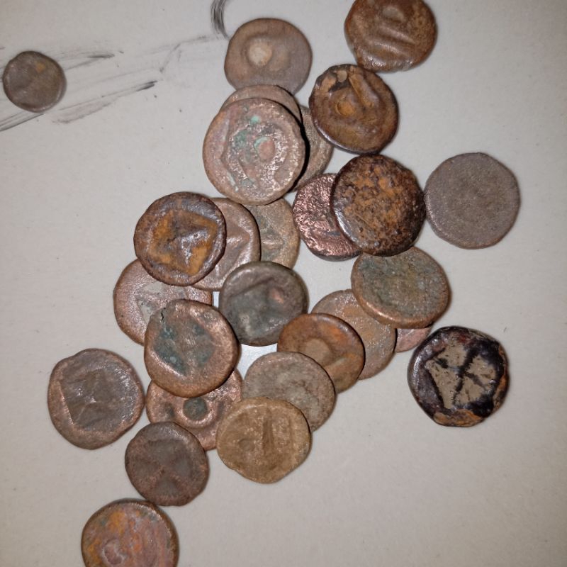 uang koin kuno tembaga era Sriwijaya