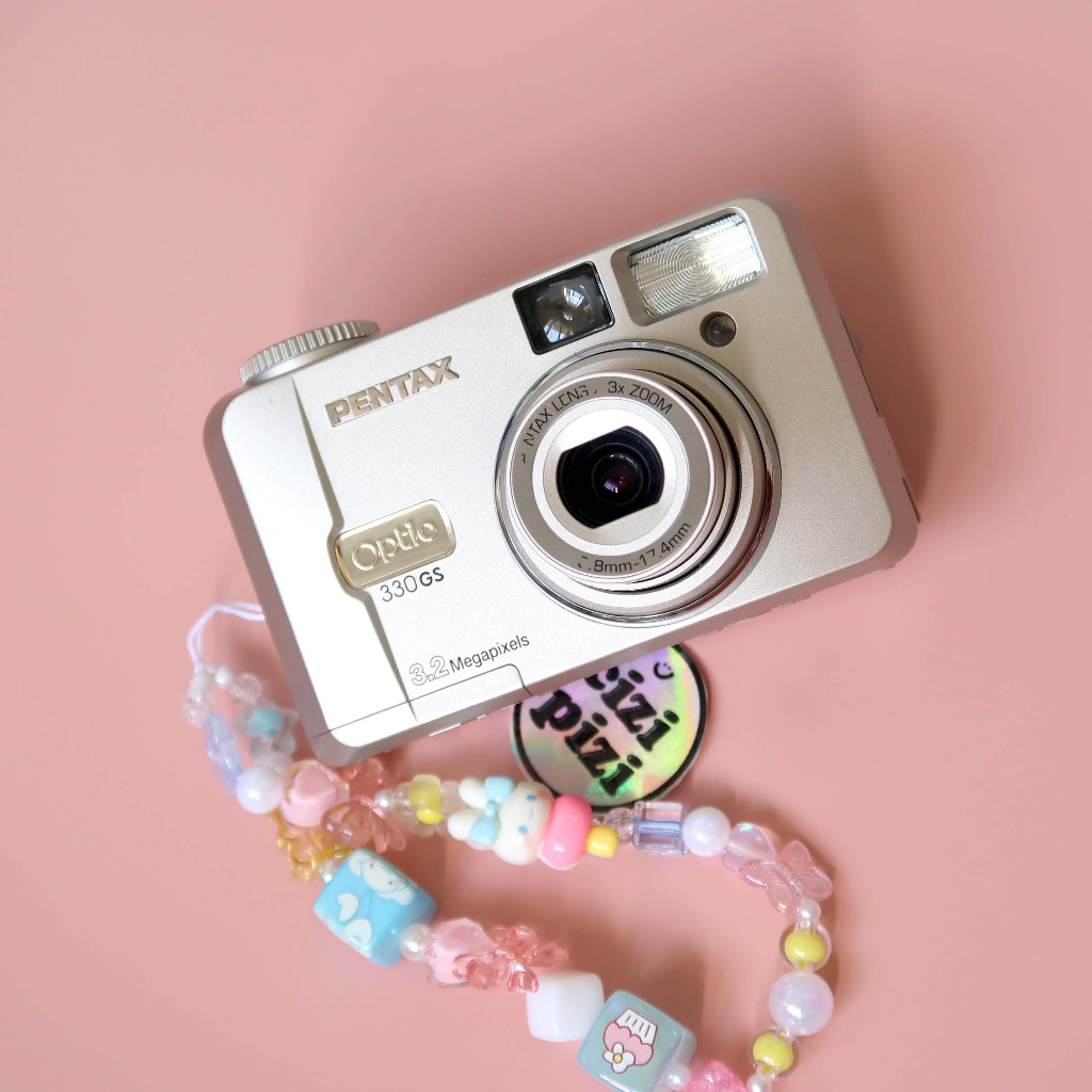 PELUNASAN DIGICAM Pentax Optio 330 GS Flip LCD Full Set - AGS27