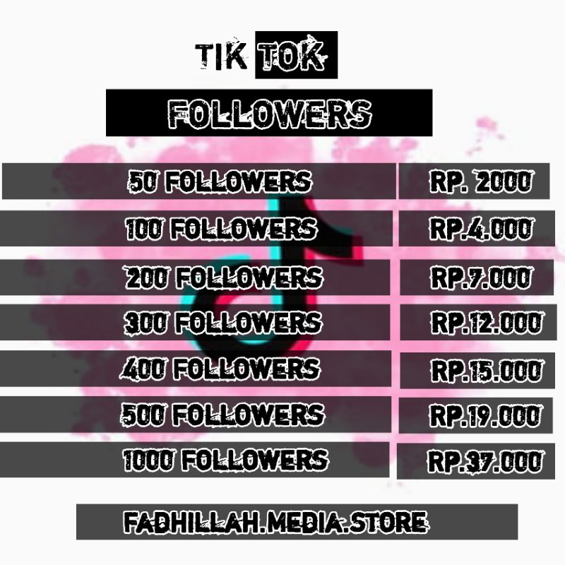 Tambah follower Tiktok Best Refill//followers tiktok Best Refill//Tiktok followers/jasa Tambahan Followers
