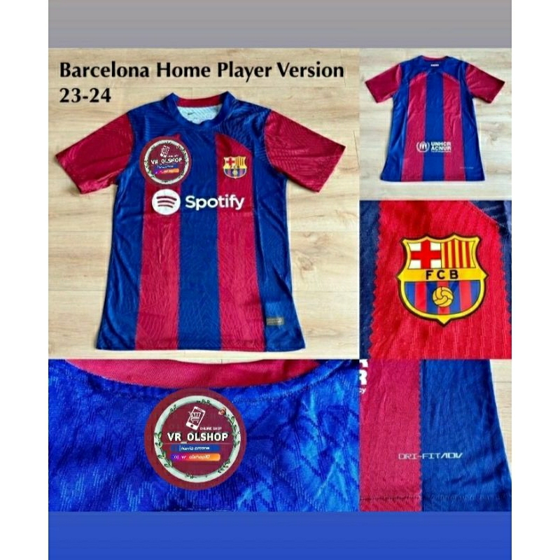 JERSEY BOLA BARCELONA HOME PLAYER ISSUE TERBARU 2024 FC BARCELONA PI BARCA NEW BARSA AWAY 3RD ROLLIN