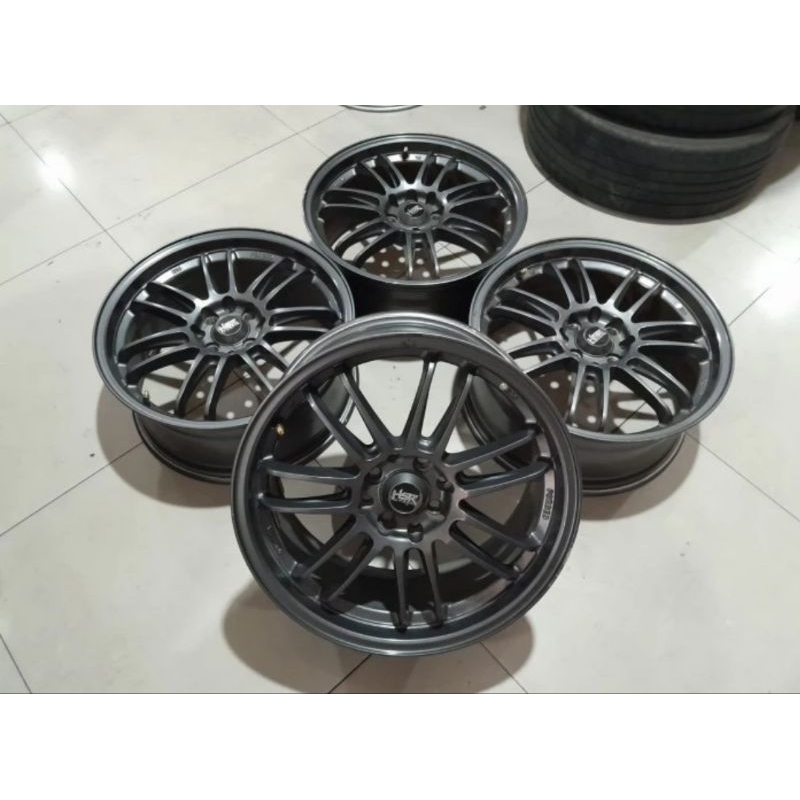 Velg Mobil Bekas Ring 17 Lubang 4 REVO HSR R17X7 H4X100-114 ET42 BRIO JAZZ SIGRA CALYA AVANZA XENIA 