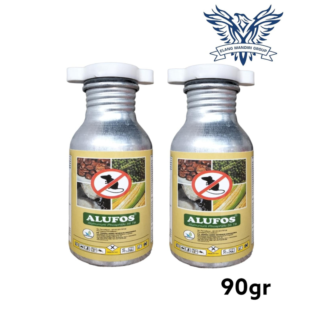 ALUFOS 56 OBAT TIKUS AMPUH  TB isi 90gr Rodentisida Alumunium Phosphide Tablet Pembasmi Tikus Kutu H