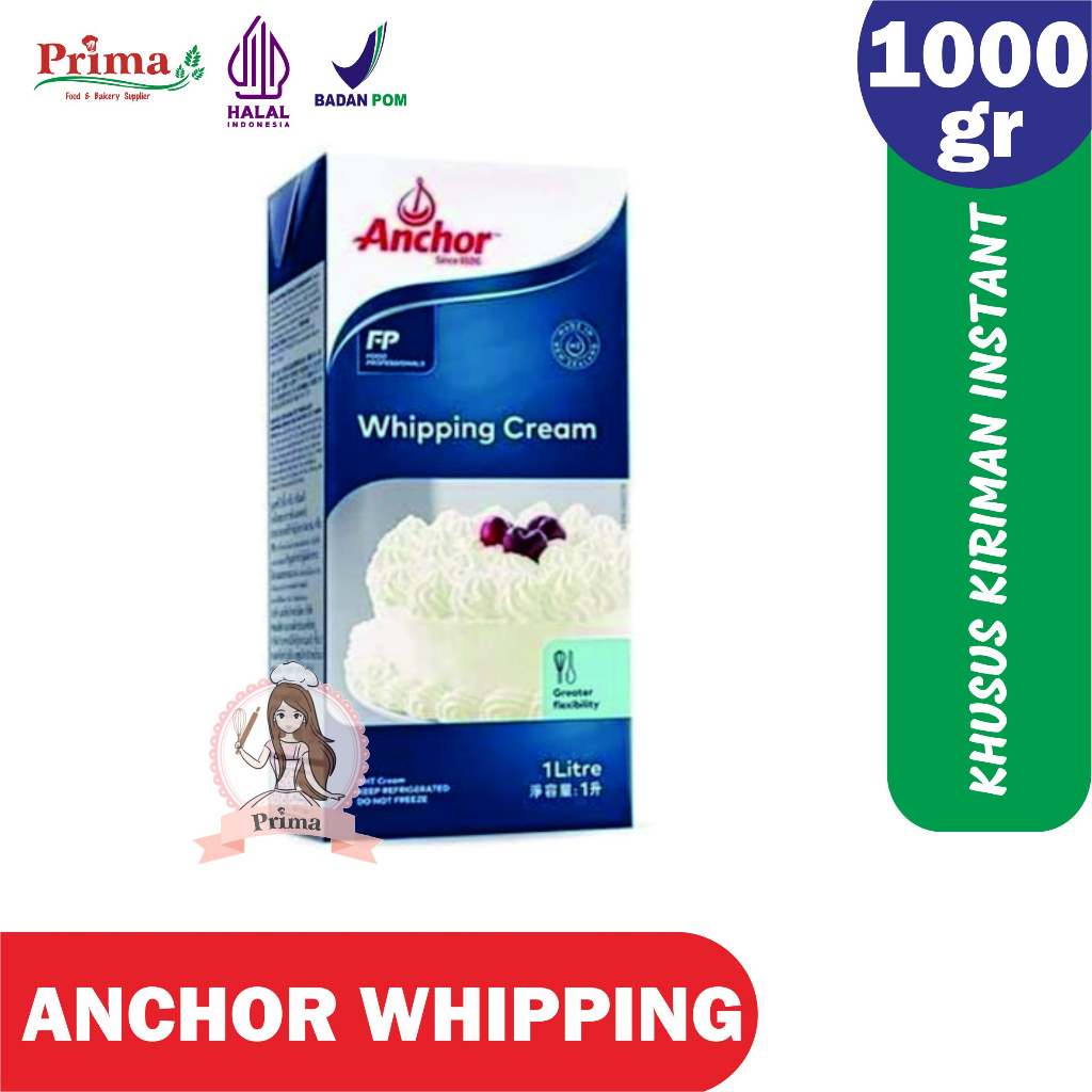 

Whipping cream - Anchor 1ltr krim kocok/whippingcream