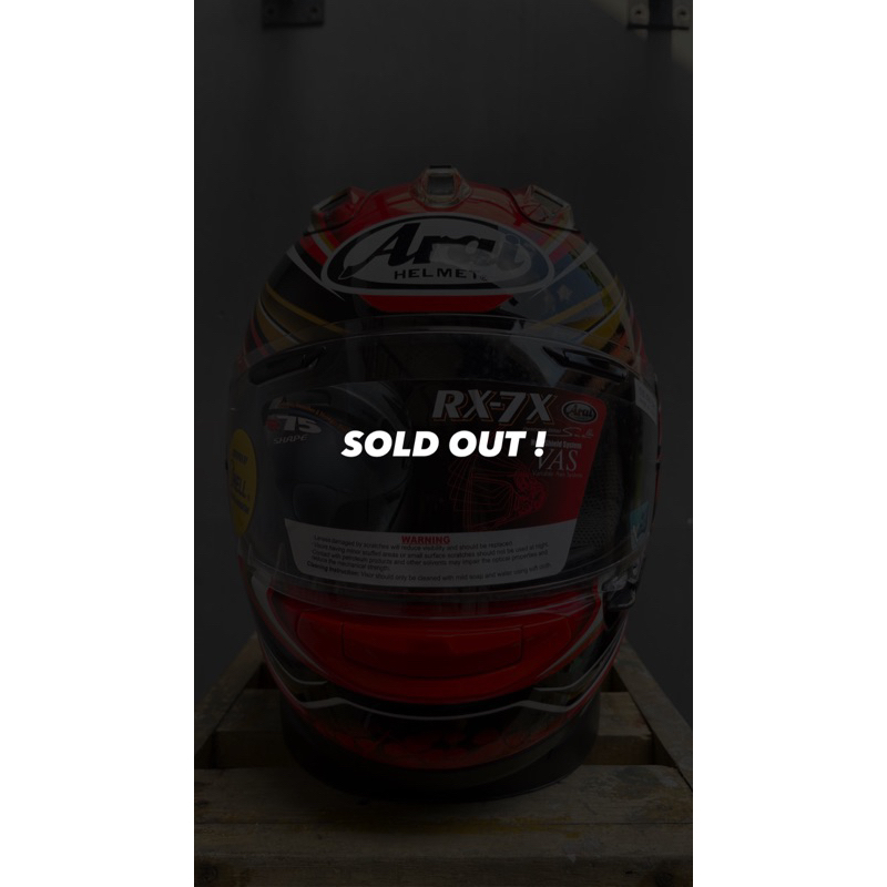 ARAI RX7X NAKAGAMI GP / NAKAGAMI GP1 *SOLD*