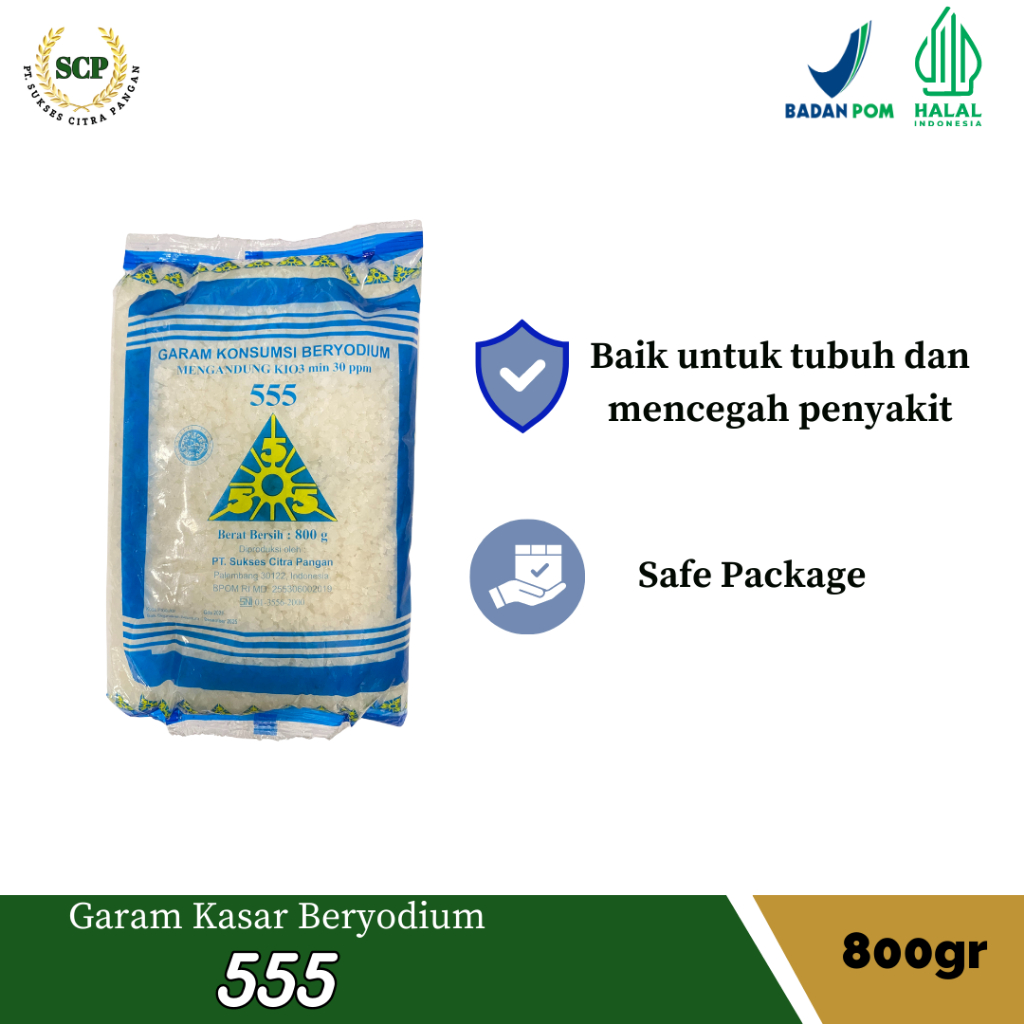 

Garam Kasar Beryodium 555 800Gr