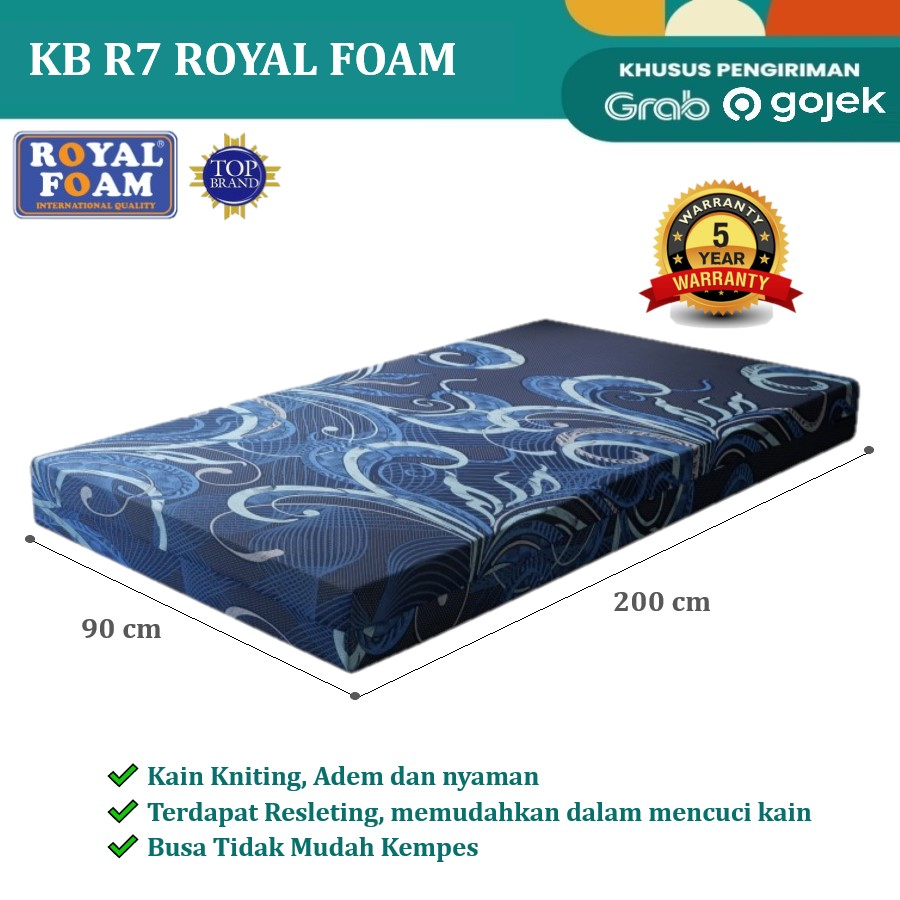 Kasur Busa Royal Foam R7 UK.90 X 200 ( BERGARANSI )