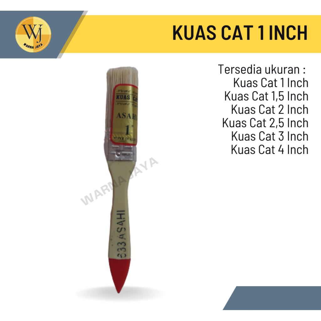 

Kuas cat 1 Inch / Kuas Cat Tembok
